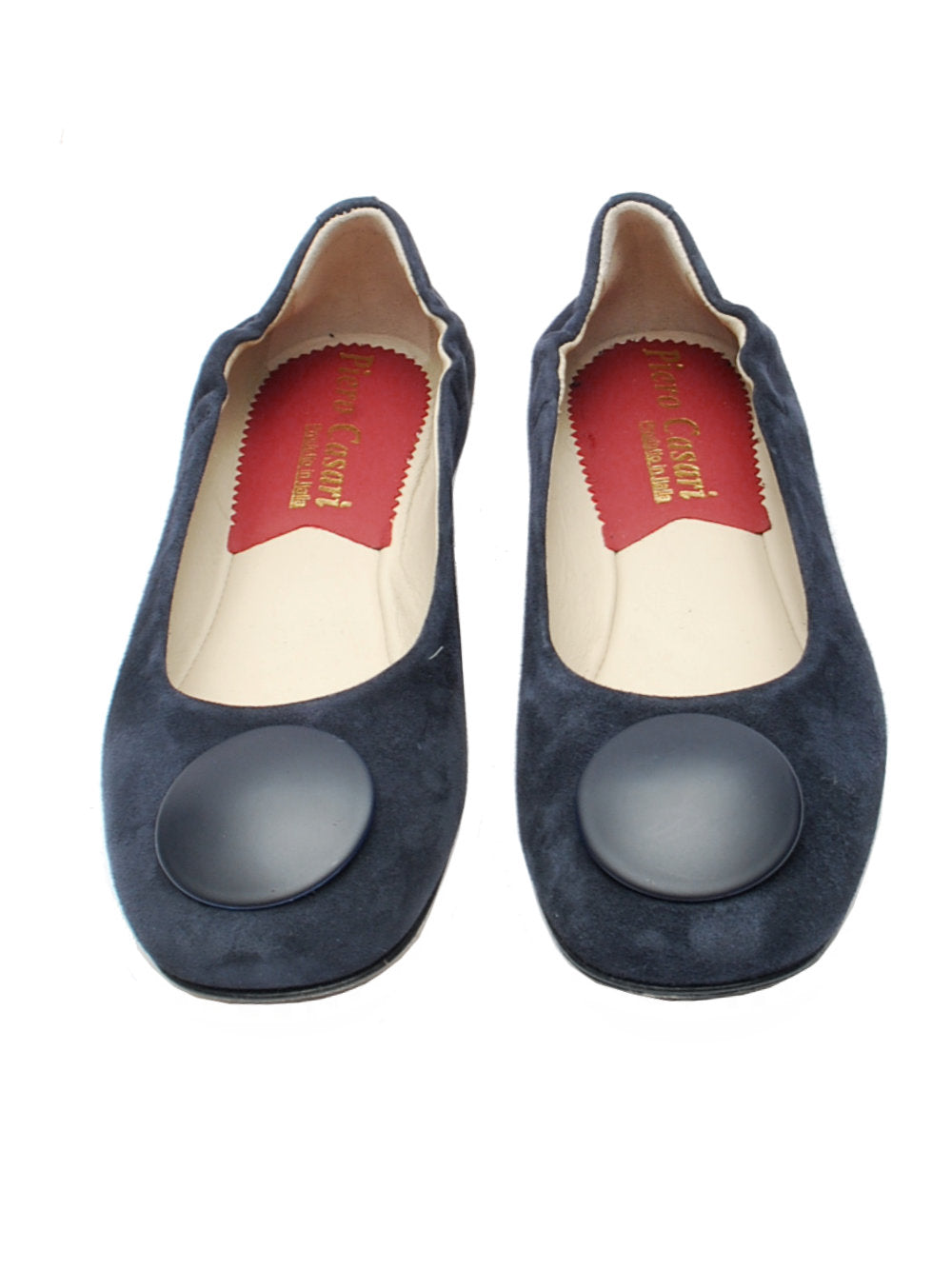 Ballerine Donna Piero Casari 476 Camoscio Blu Pe26