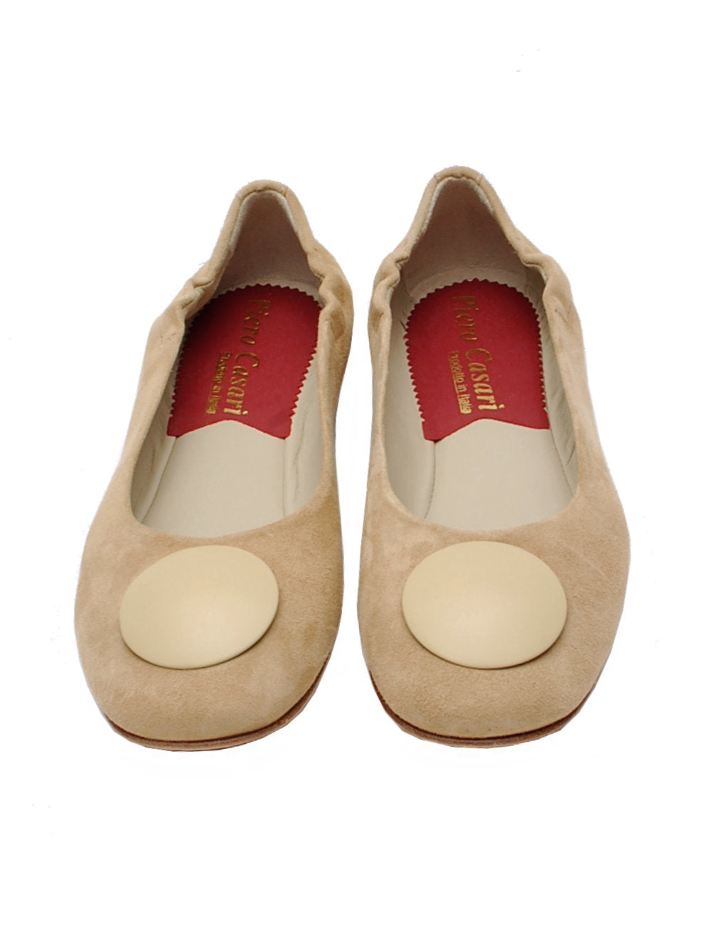 Ballerine Donna Piero Casari 476 Camoscio Sabbia Pe26