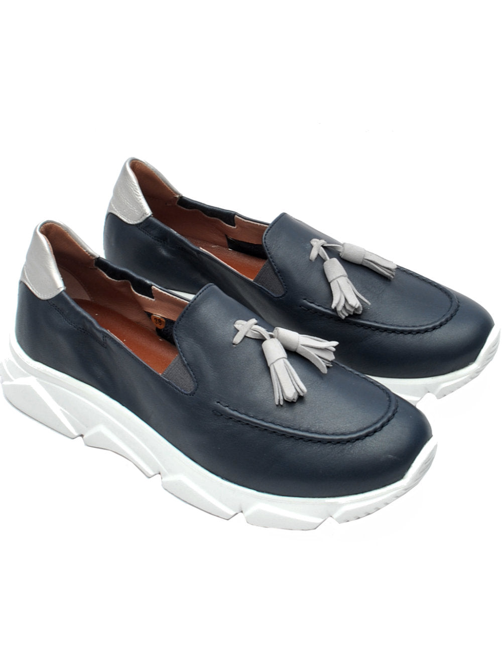 Sneaker Donna Piero Casari 576 Nappa Blu Pe26