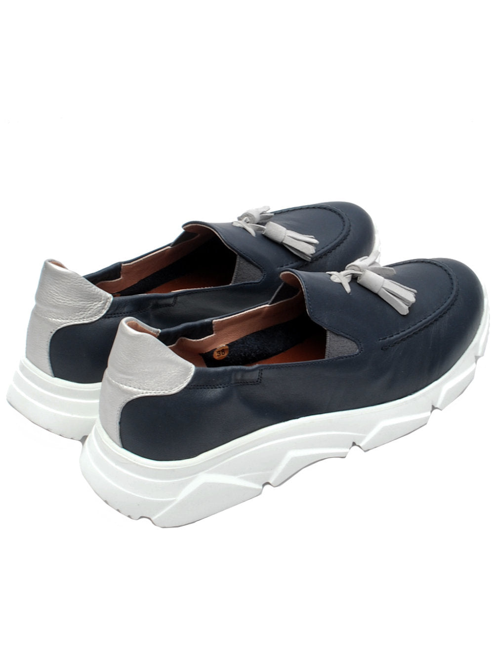 Sneaker Donna Piero Casari 576 Nappa Blu Pe26