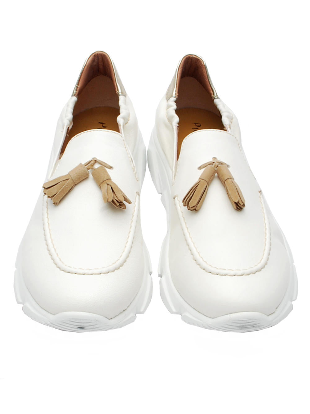 Sneaker Donna Piero Casari 576 Nappa Latte Pe26