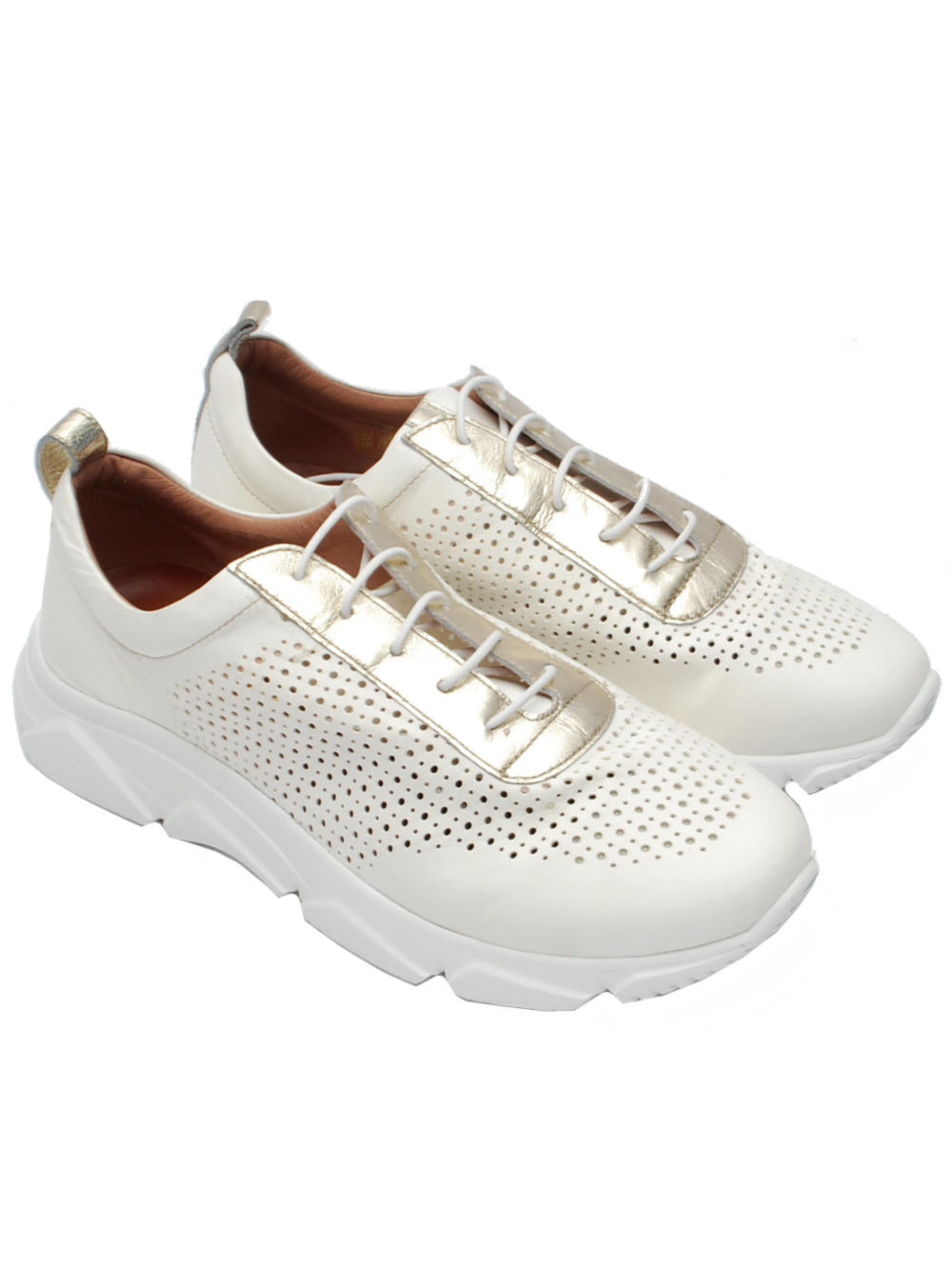 Sneaker Donna Piero Casari 376 Nappa Panna Pe26