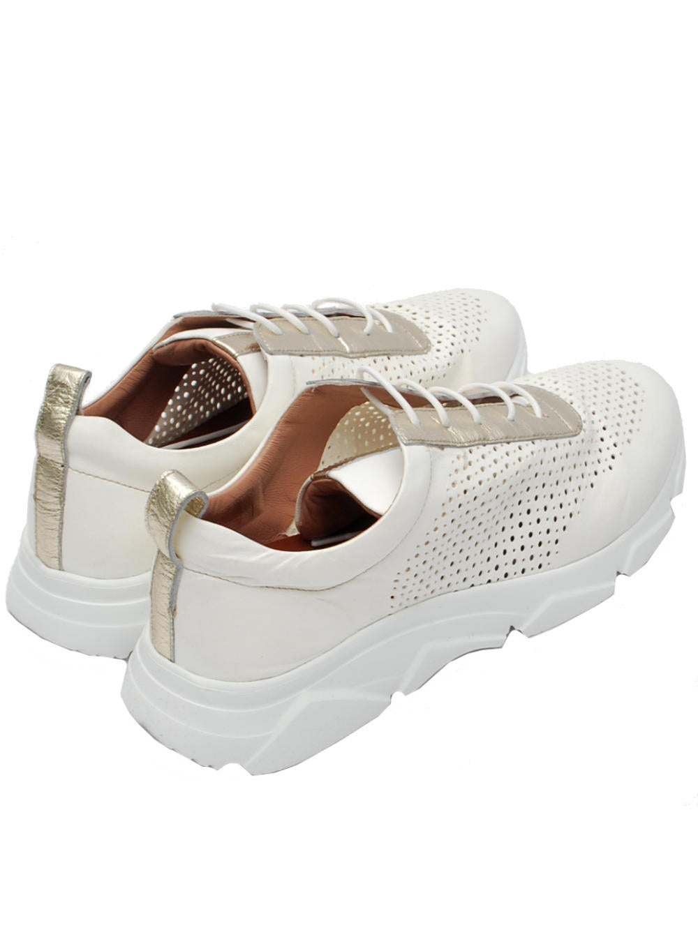 Sneaker Donna Piero Casari 376 Nappa Panna Pe26