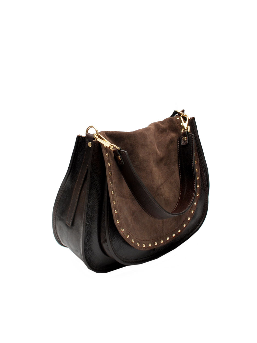 Borsa Ripani Bina - Pelle e Camoscio Testa di Moro Art. 1081 Ai26