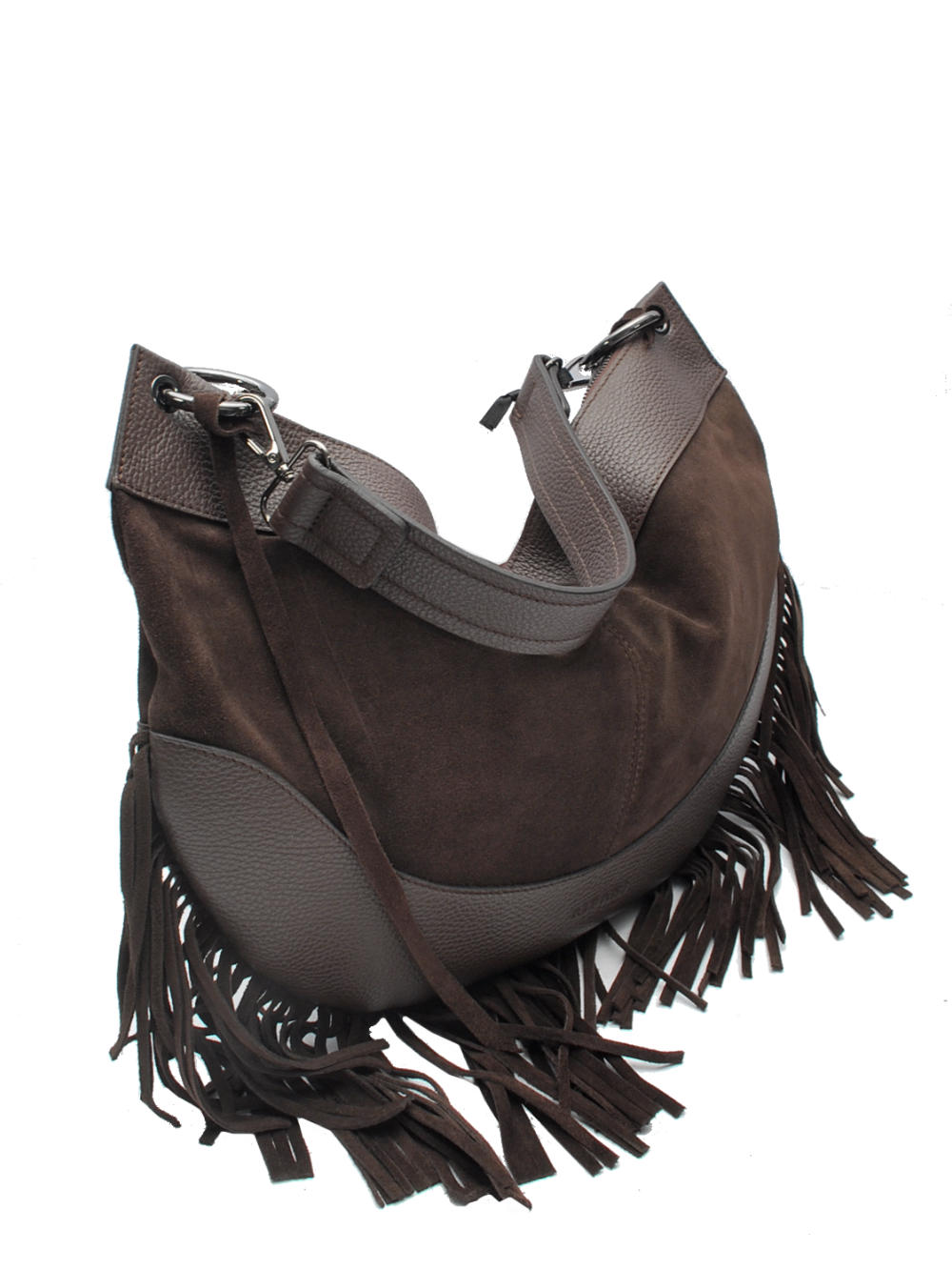 Borsa Donna Ripani Sigrid On Camocio Testa di Moro Ai25 Calzature Nucca