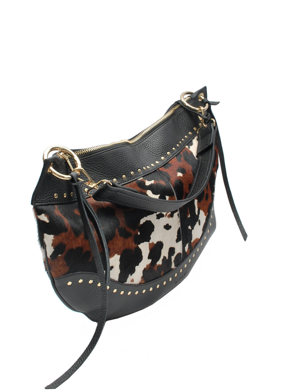 Borsa Donna Ripani Sigrid Zo Nero Mucca Ai25 Calzature Nucca