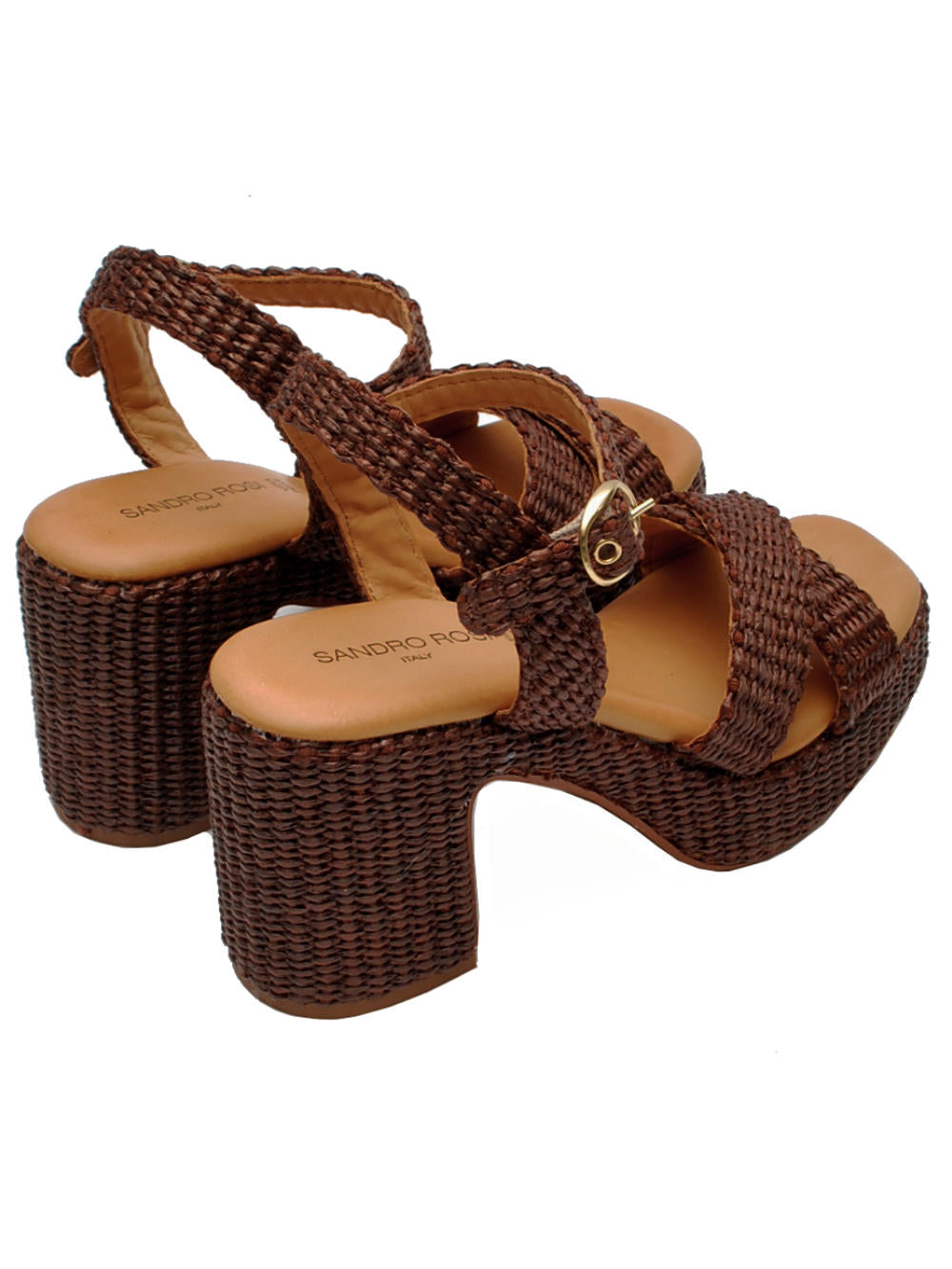 Sandalo Sandro Rosi 4758 Rafia Testa di Moro Pe26