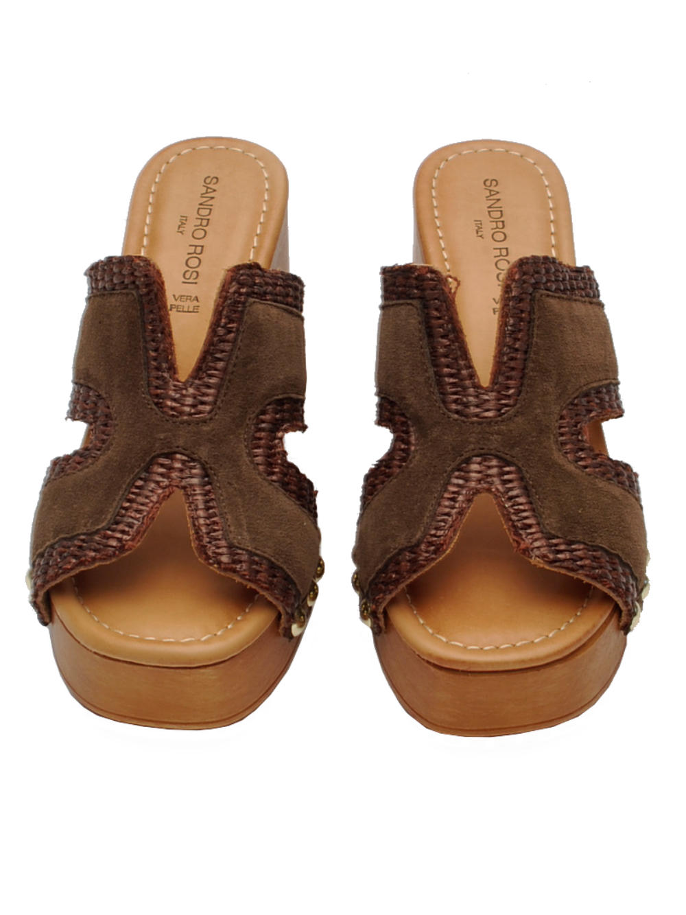 Sabot Sandro Rosi 9488 Camoscio Testa di Moro Pe26