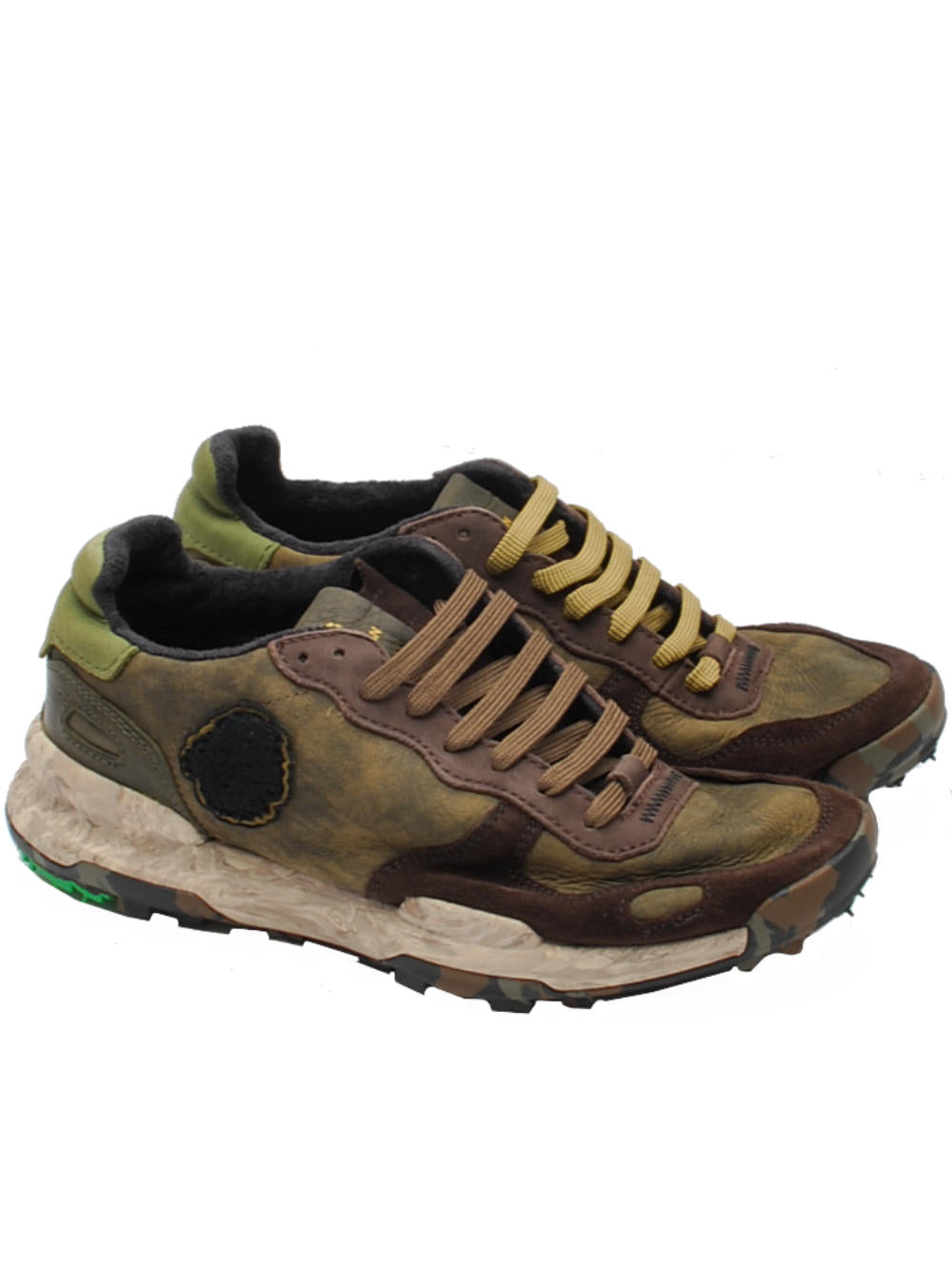 Sneakers Uomo Satorisan Chacrona Prem Polo Magnolia Bronze 120091A Ai25 - Calzature Nucca