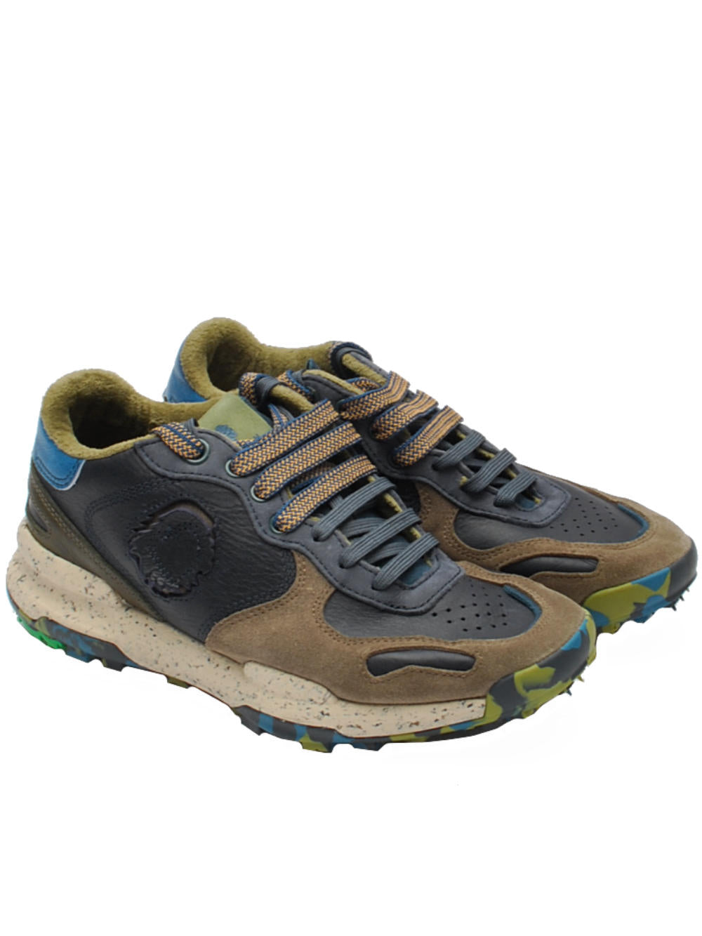 Sneakers Uomo Satorisan Chacrona Pull Up Navy 120118A Ai25 - Calzature Nucca