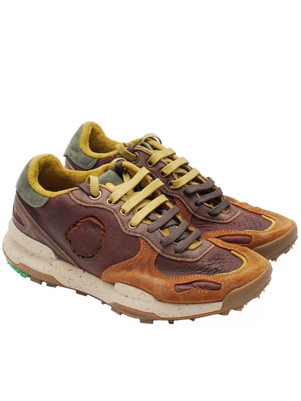 Sneakers Uomo Satorisan Chacrona Pull Up Polo Brown 120118A Ai25 - Calzature Nucca