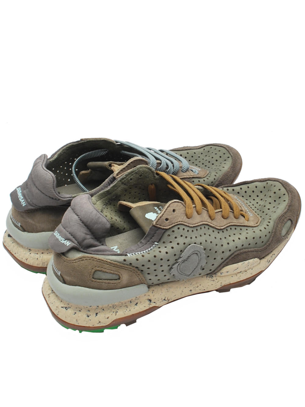 Sneakers Uomo Satorisan Chacrona Laser Prem 110073 Wild Grass Pe25 - Calzature Nucca