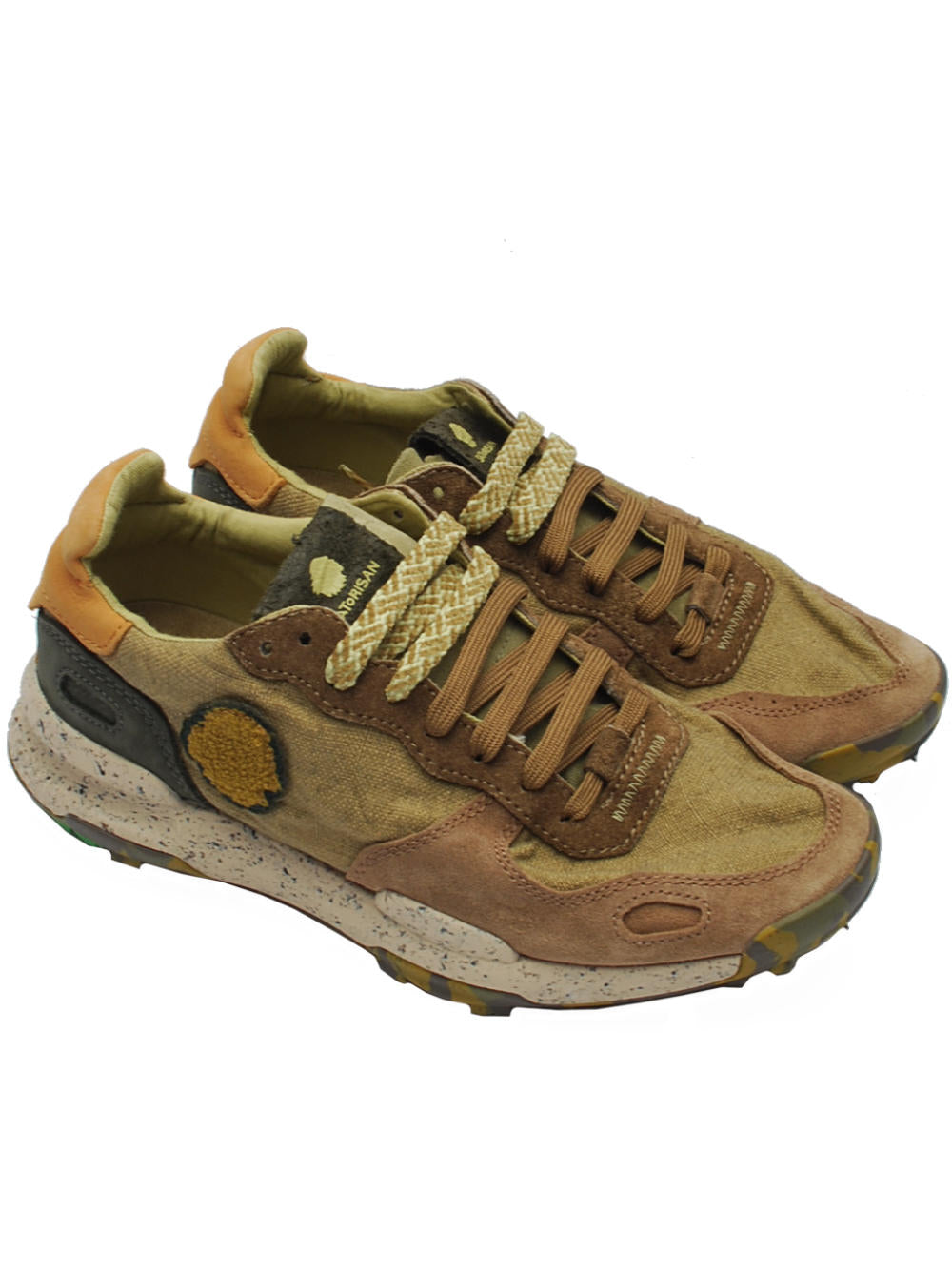 Sneakers Uomo Satorisan Chacrona Linen 110107 Wheathered Kha Pe25 - Calzature Nucca