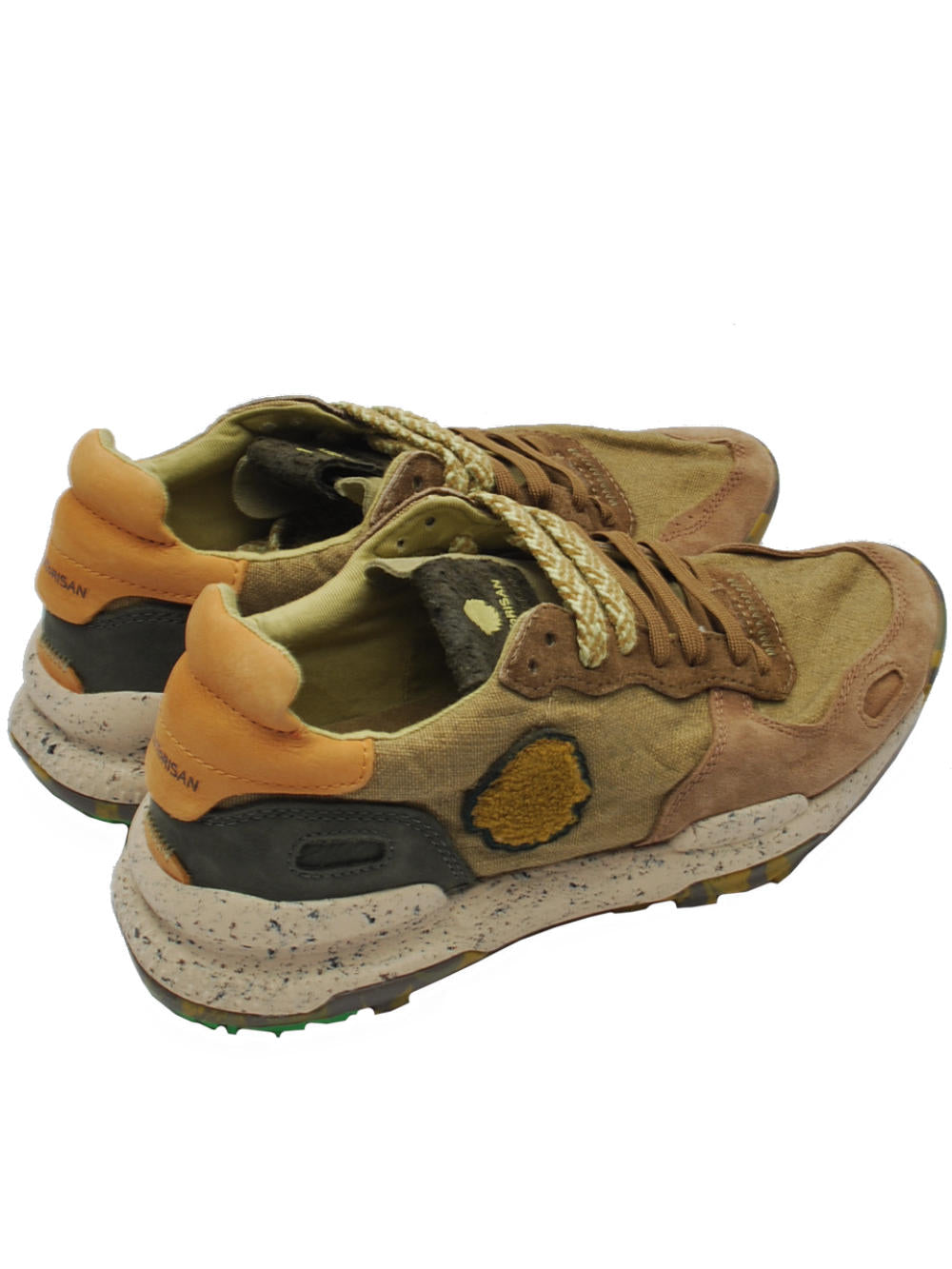 Sneakers Uomo Satorisan Chacrona Linen 110107 Wheathered Kha Pe25 - Calzature Nucca