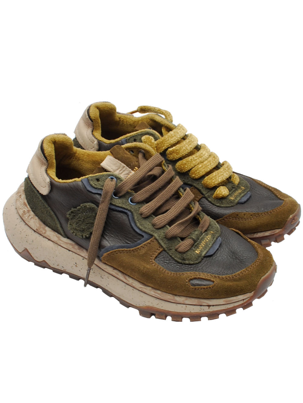 Satorisan sneaker chacrona metta buck 120095 dark olive ai24