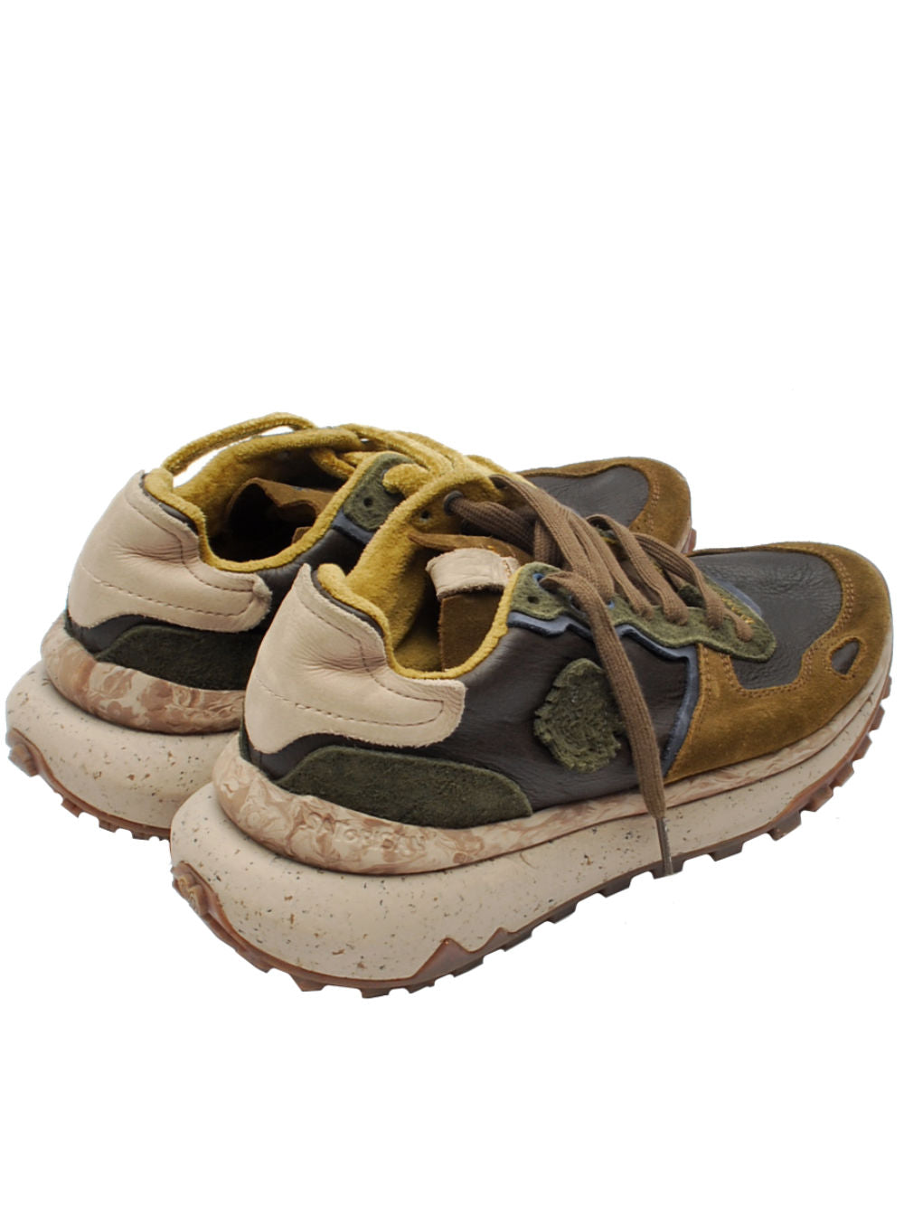 Satorisan sneaker chacrona metta buck 120095 dark olive ai24