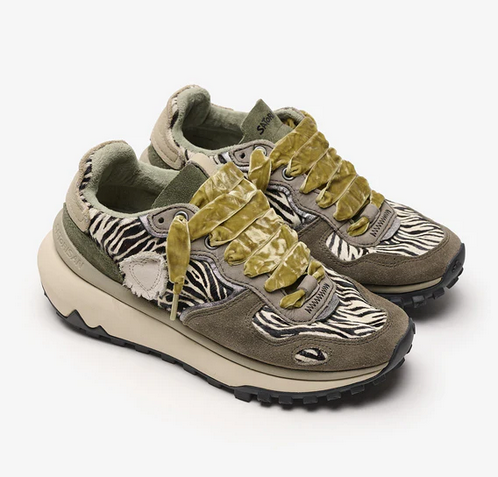 Sneakers Donna Satorisan Chacrona Metta Zebra 12096A Ai25 - Calzature Nucca
