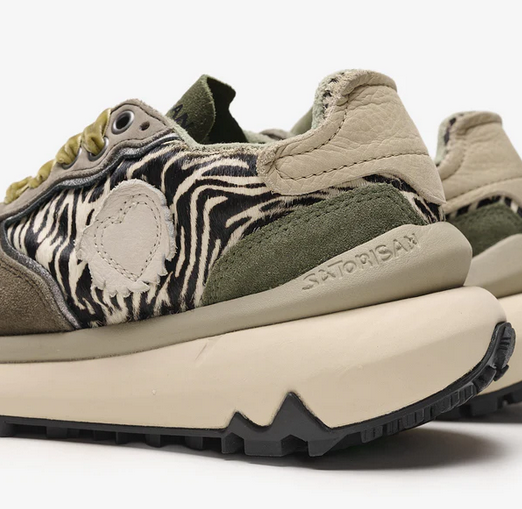 Sneakers Donna Satorisan Chacrona Metta Zebra 12096A Ai25 - Calzature Nucca