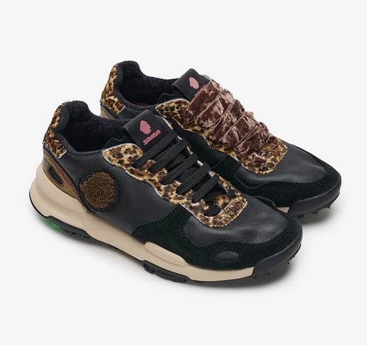 Sneakers Donna Satorisan Chacrona Black Leopard 120090A Ai25 - Calzature Nucca