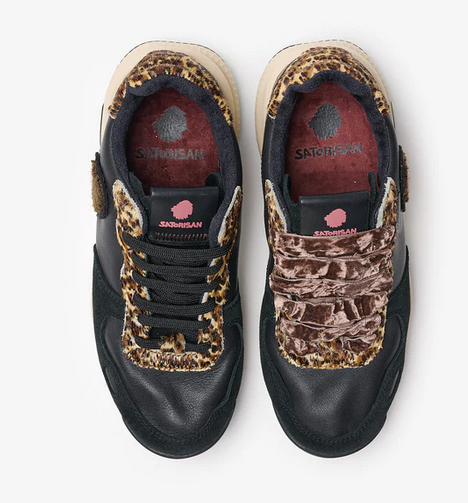Sneakers Donna Satorisan Chacrona Black Leopard 120090A Ai25 - Calzature Nucca