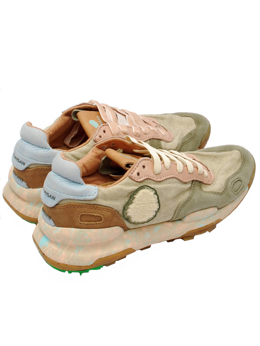 Sneakers Donna Satorisan Chacrona Linen Urbanite Green Pe26