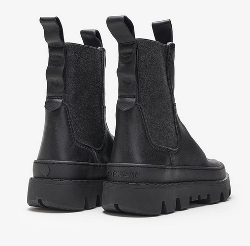 Tronchetto Donna Satorisan Unalome Elastics Black 120085A - ai25 - Calzature Nucca