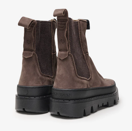 Tronchetto Donna Satorisan Unalome Elastics Dark Brown 120085A - ai25 - Calzature Nucca (Copia)