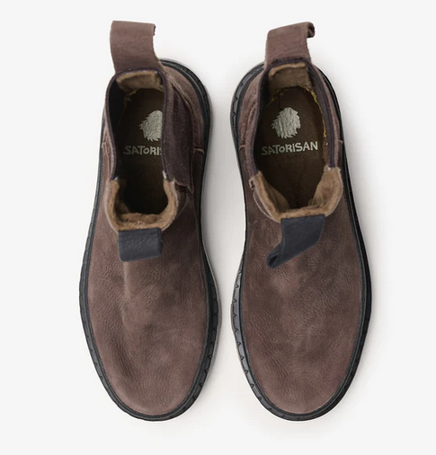 Tronchetto Donna Satorisan Unalome Elastics Dark Brown 120085A - ai25 - Calzature Nucca (Copia)