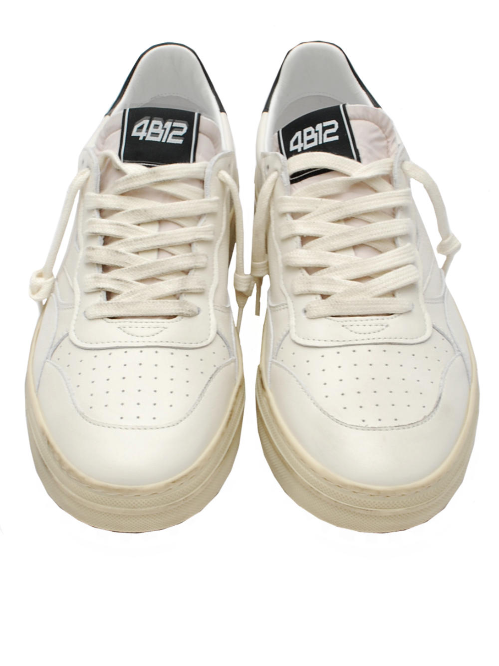 Sneakers Uomo 4B12 Hyper U3001 White Black Pe26