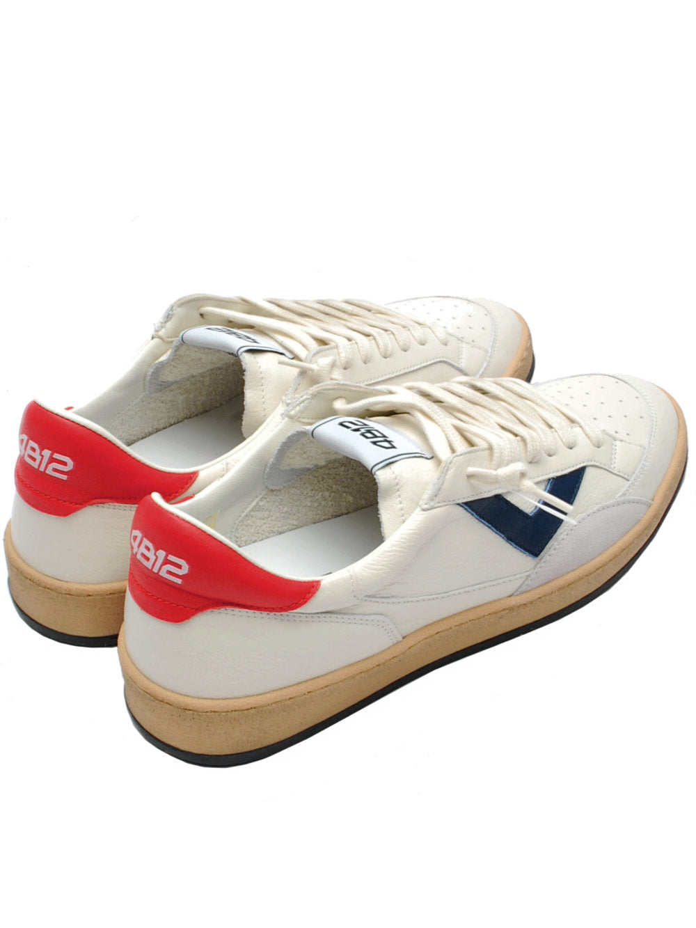 Sneakers Uomo 4B12 Playnew U1003 Blu Red Pe26