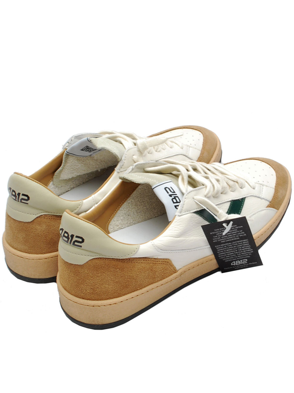 Sneakers Uomo 4B12 Playnew U1006 Beige Ice Pe26