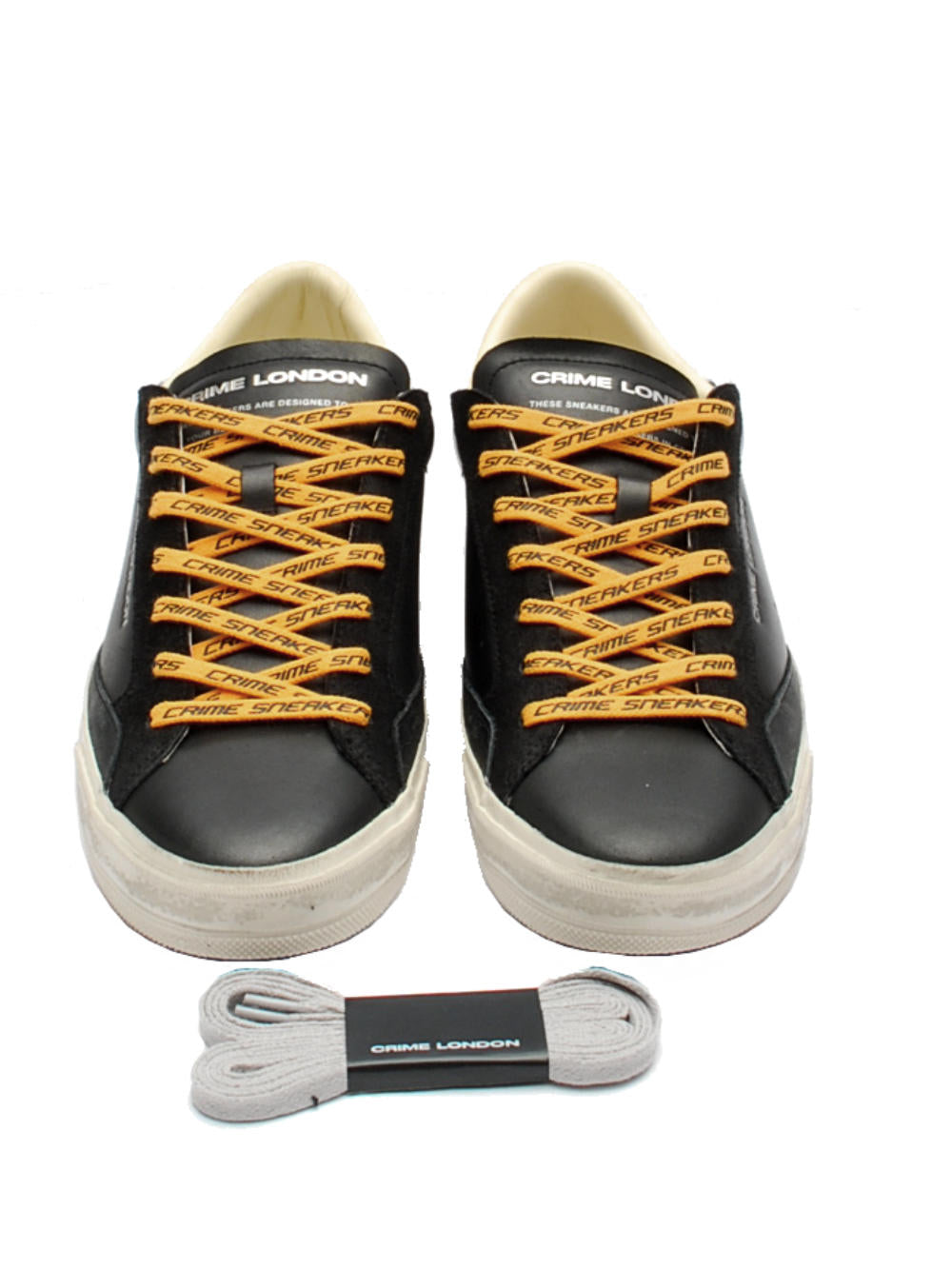 Sneakers Uomo Crime London Distressed 2.0 Nero 11074 ai25 Calzature Nucca