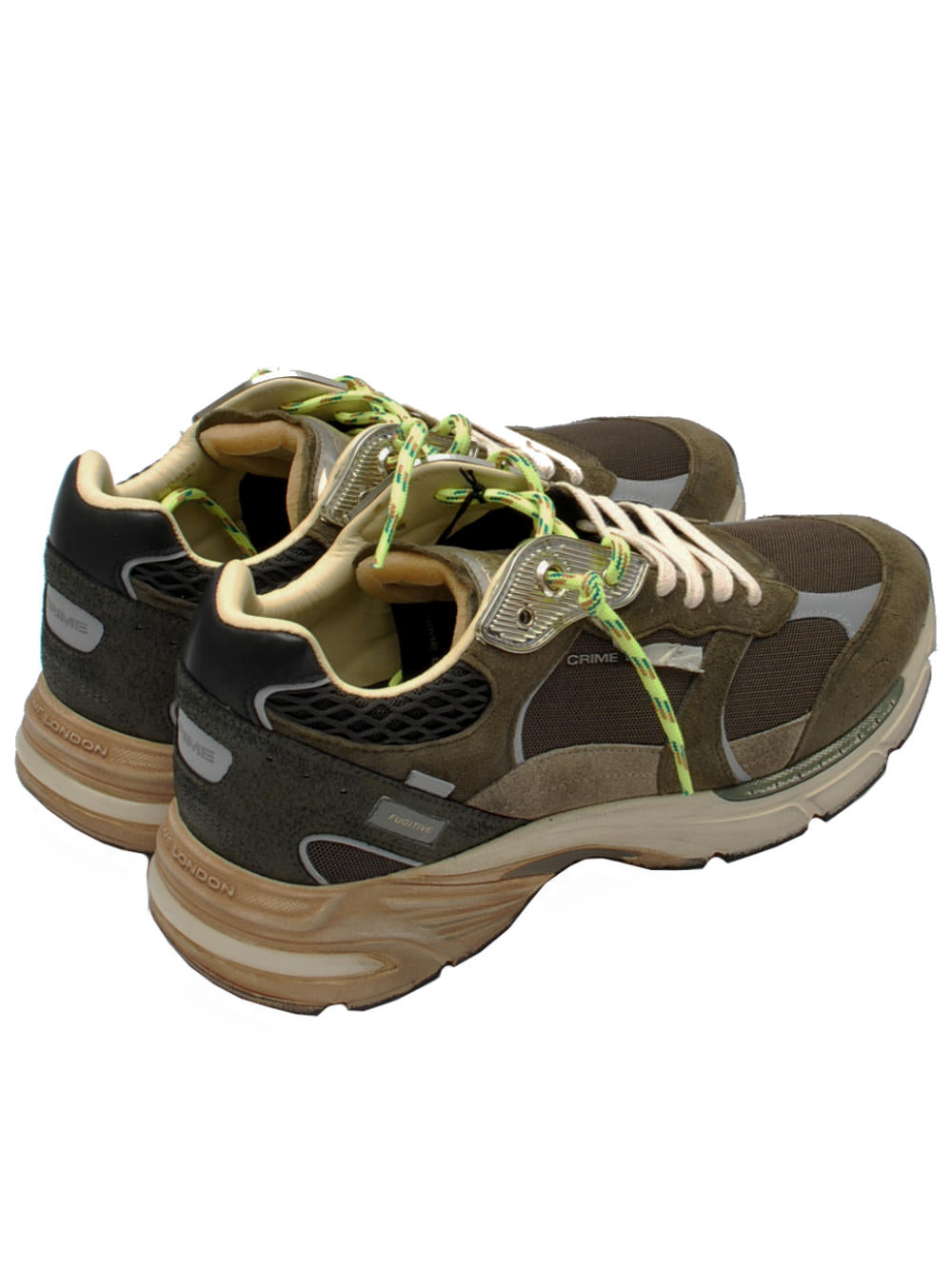 Sneakers Uomo Crime London Fugitive Bosco 11301 ai25 Calzature Nucca