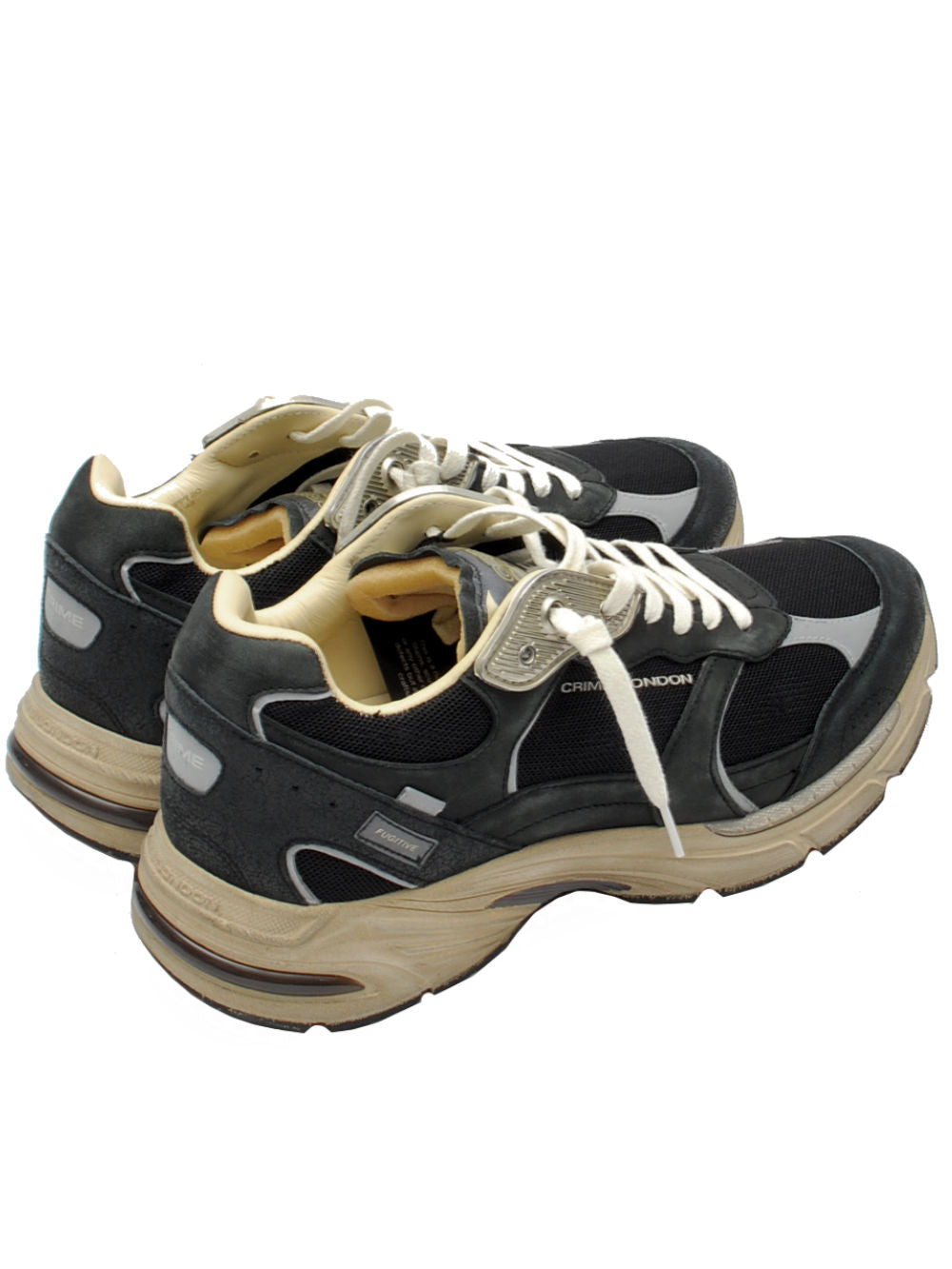 Sneakers Uomo Crime London Fugitive Nero 14302 ai25 Calzature Nucca