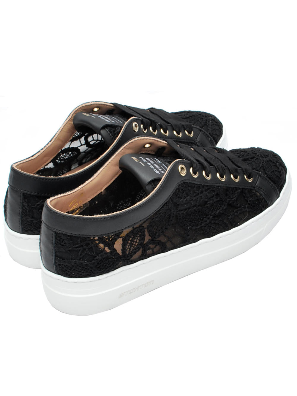 Sneaker Donna Stokton 111-004D Lace Nero Pe26