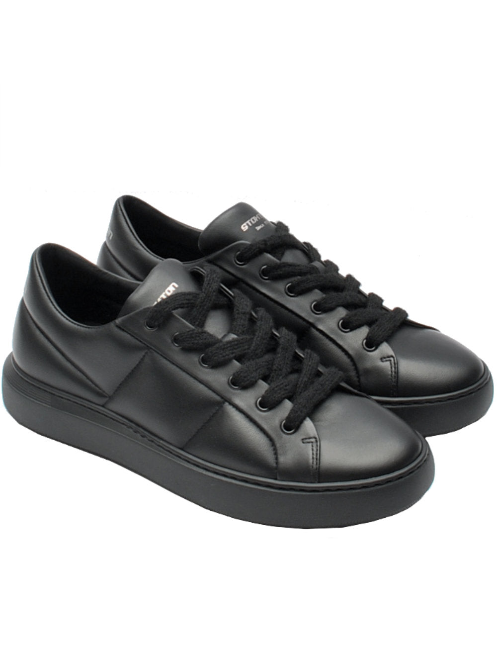 Stokton sneaker 210u nappa nera ai24