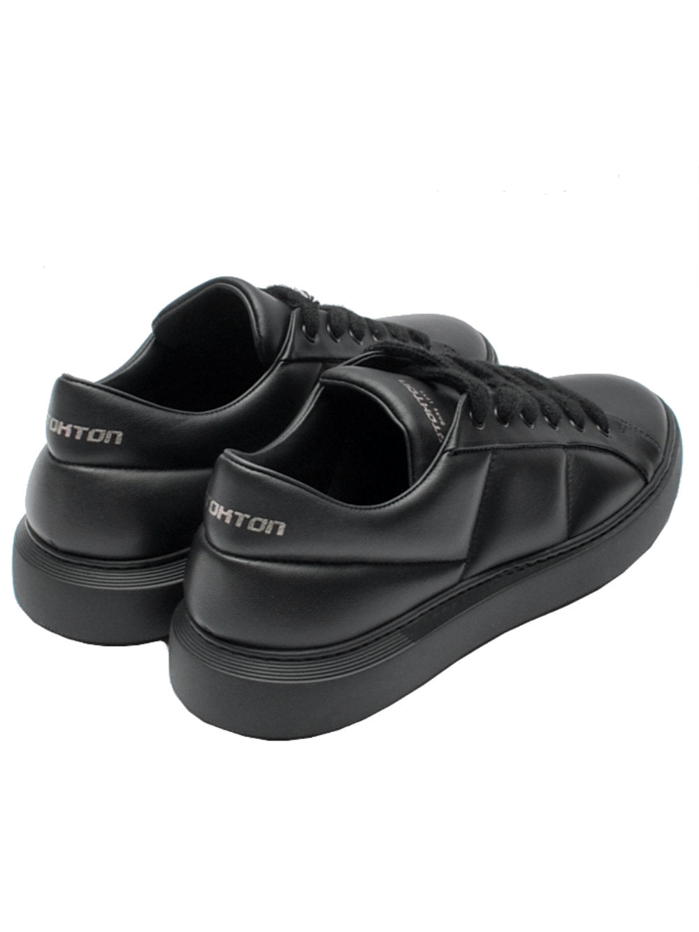 Stokton sneaker 210u nappa nera ai24