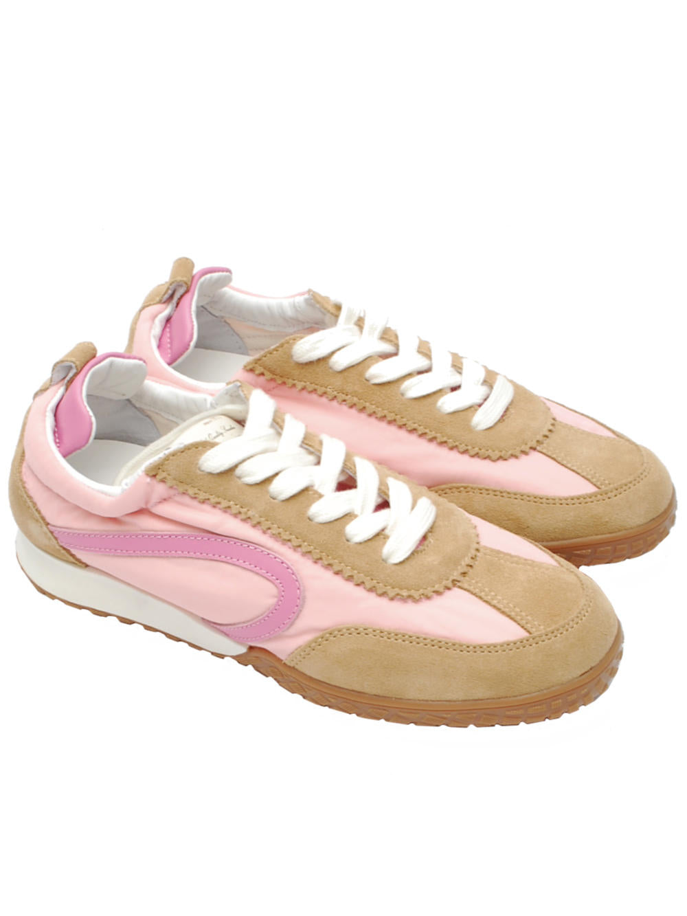 Sneaker Donna Stokton Flair D Suede Light Brown Pink Pe26