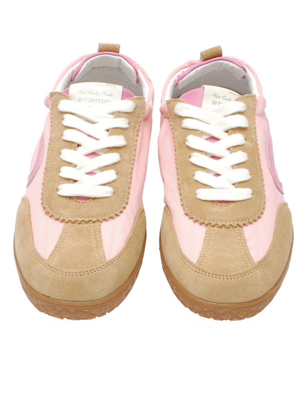 Sneaker Donna Stokton Flair D Suede Light Brown Pink Pe26
