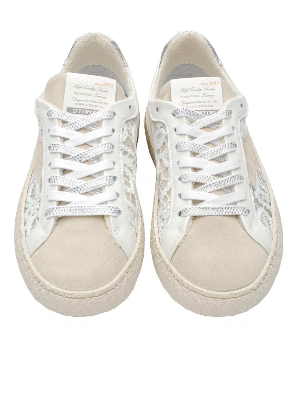 Sneaker Donna Stokton Power D Lace Bianco Pe26