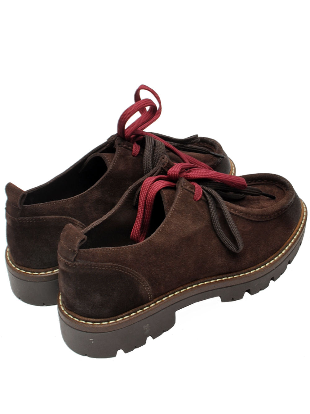 Scarpa Donna Stokton Rebel 001 Suede Dark Brown Ai26