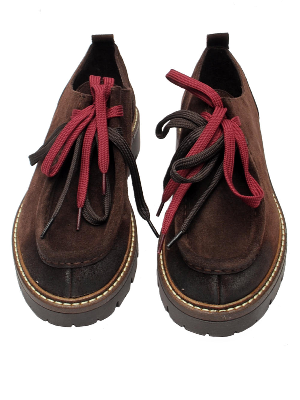 Scarpa Donna Stokton Rebel 001 Suede Dark Brown Ai26