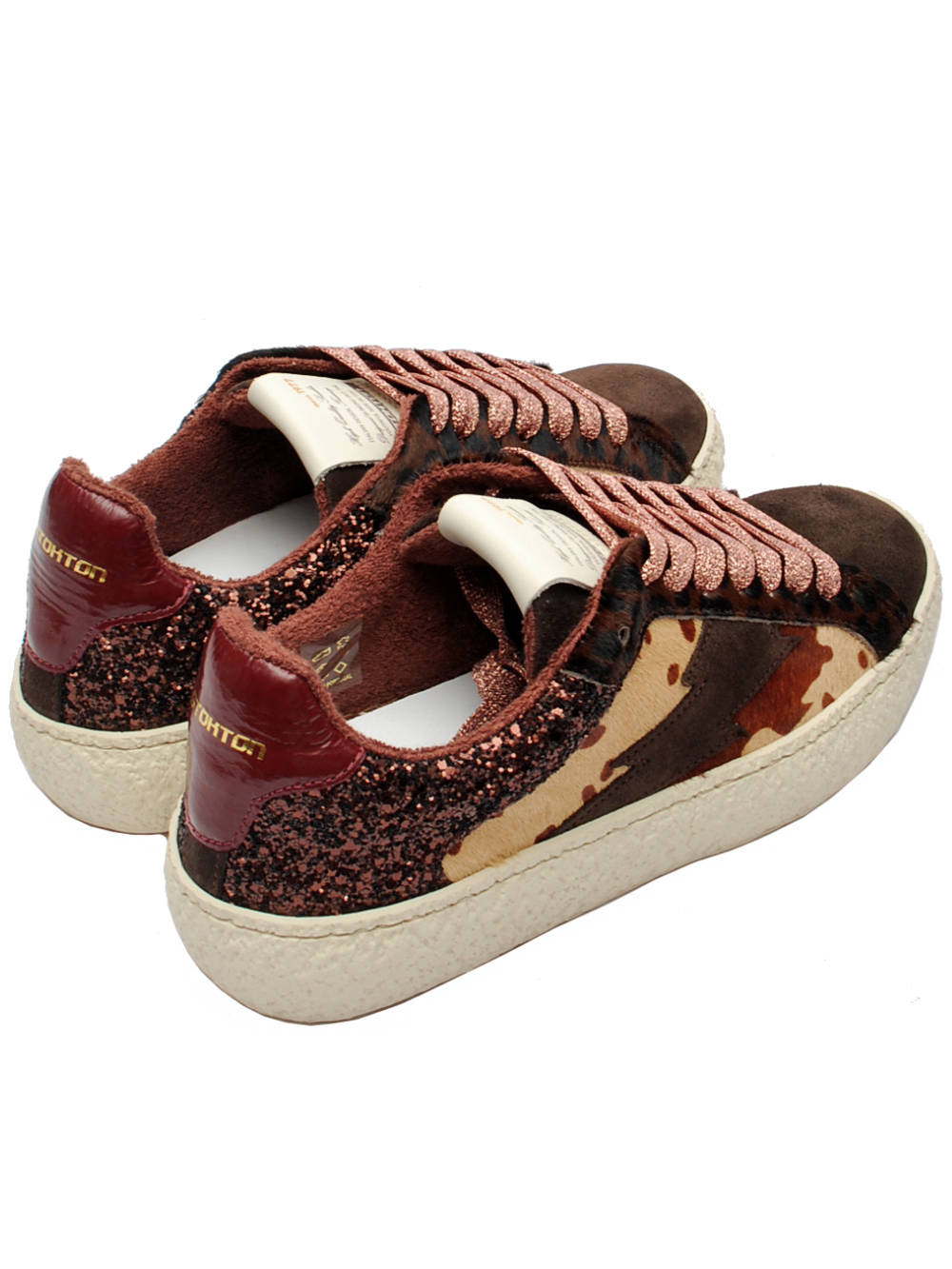 Sneaker Donna Stokton Power D021 Cow Cream Ai26