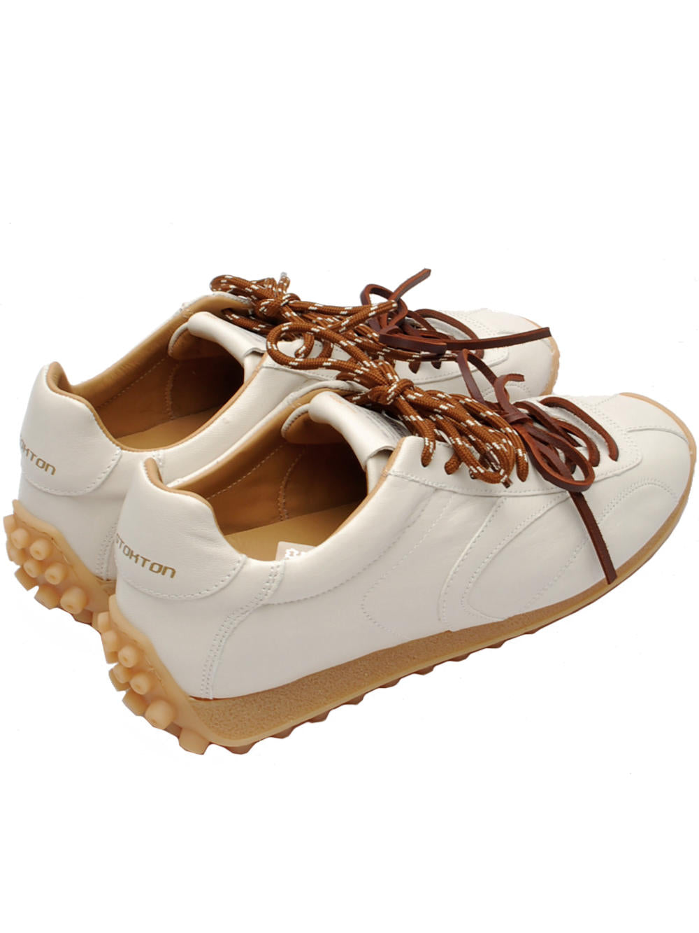 Sneaker Donna Stokton Golito D004 Nappa Panna Ai26