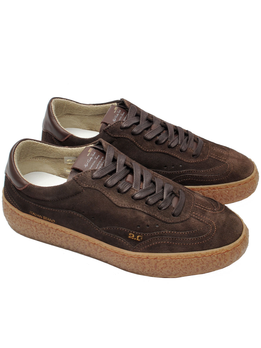 Sneakers Uomo Stokton Venus U010 Suede Coffee Ai26