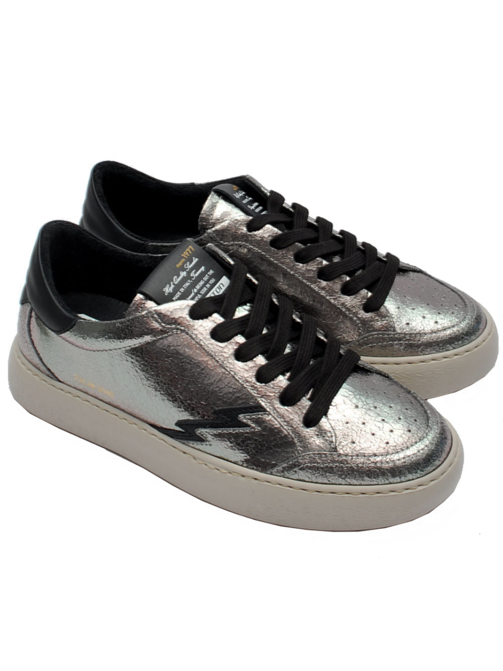 Sneakers Donna Stokton Voltio D Metallizzato Storm Ai25- Calzature Nucca