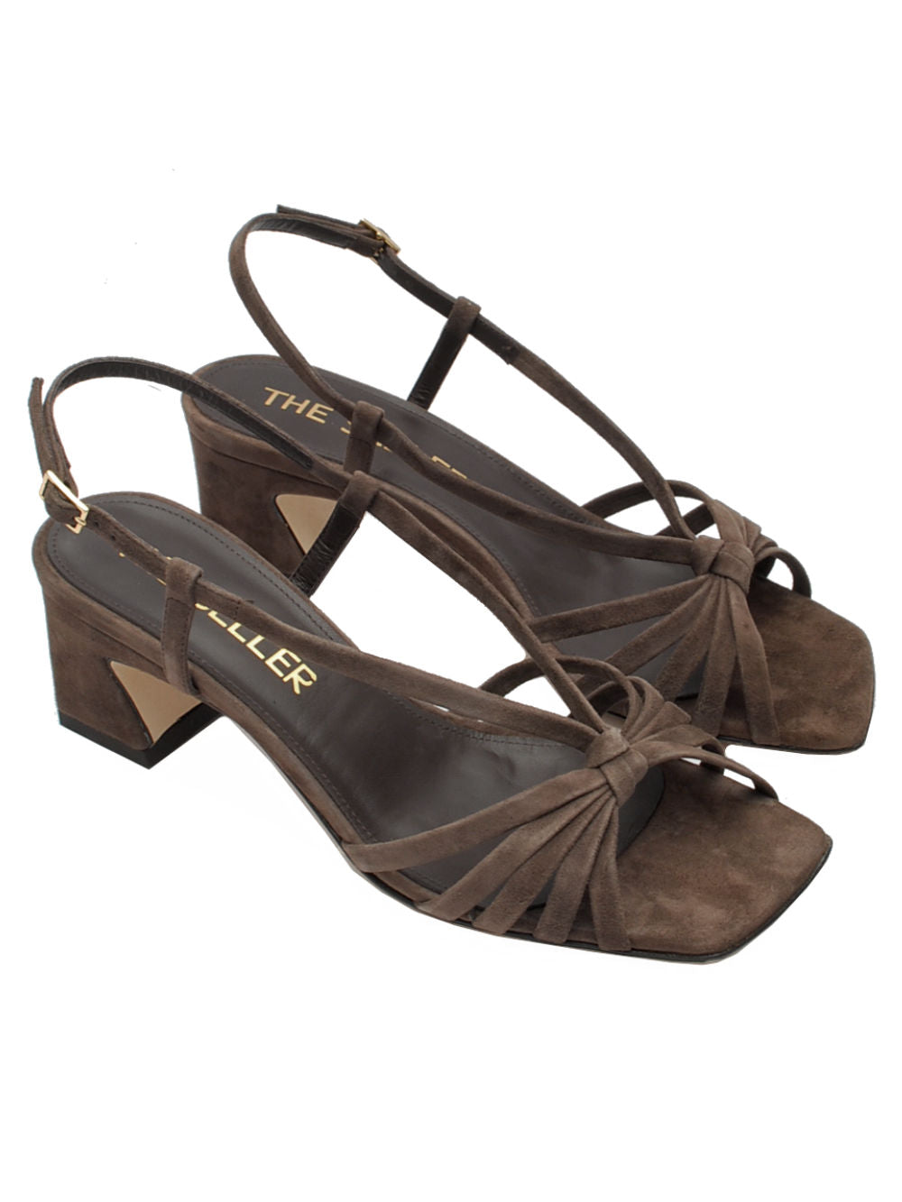 Sandalo Donna The Seller ME635 Camoscio Moro pe26