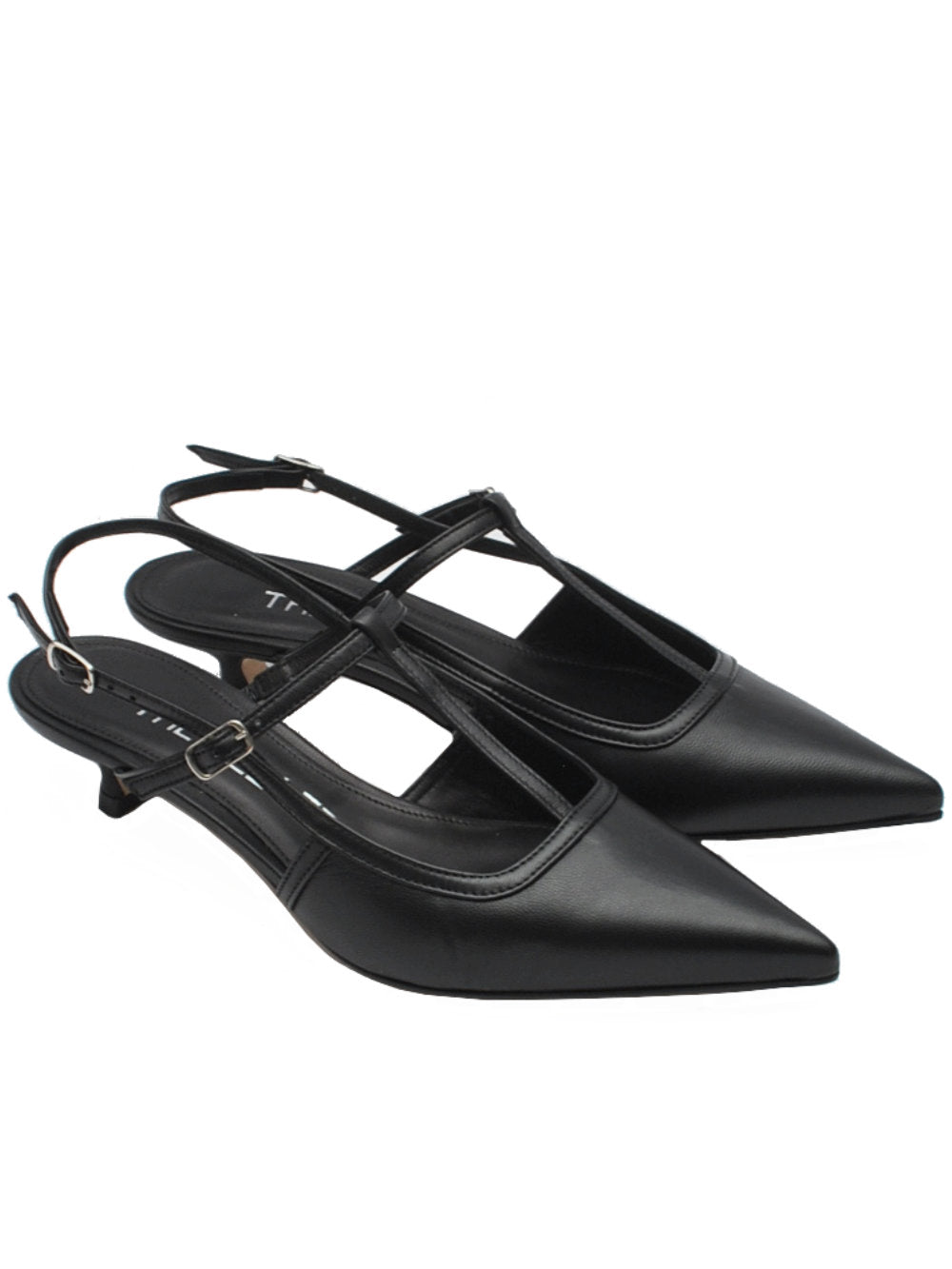 Slingback Donna The Seller se1016 nappa nero pe25 - Calzature Nucca