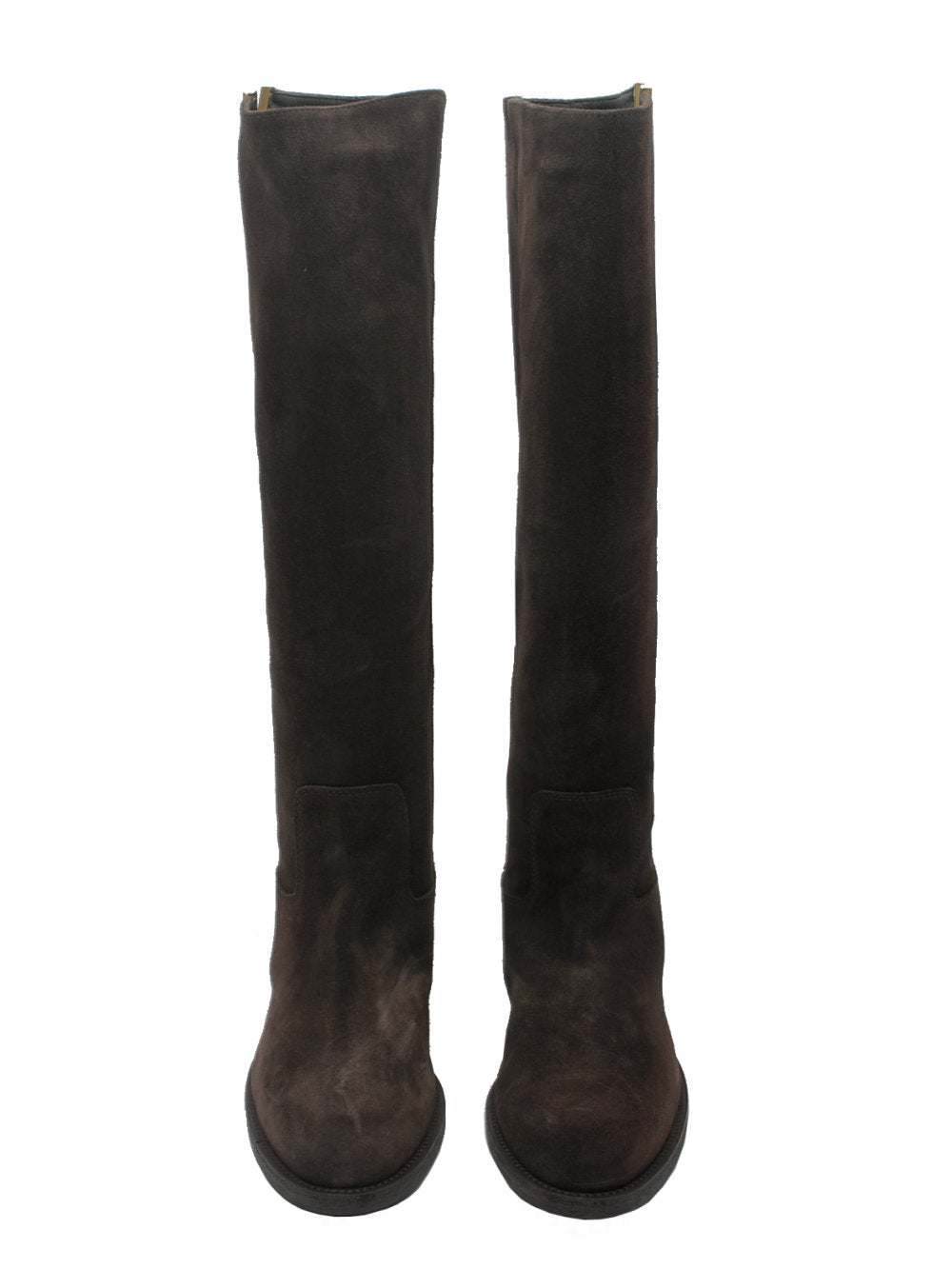 Stivale Donna Via Roma 15 - Velour Testa di Moro Art. 2568 Ai25 - Calzature Nucca