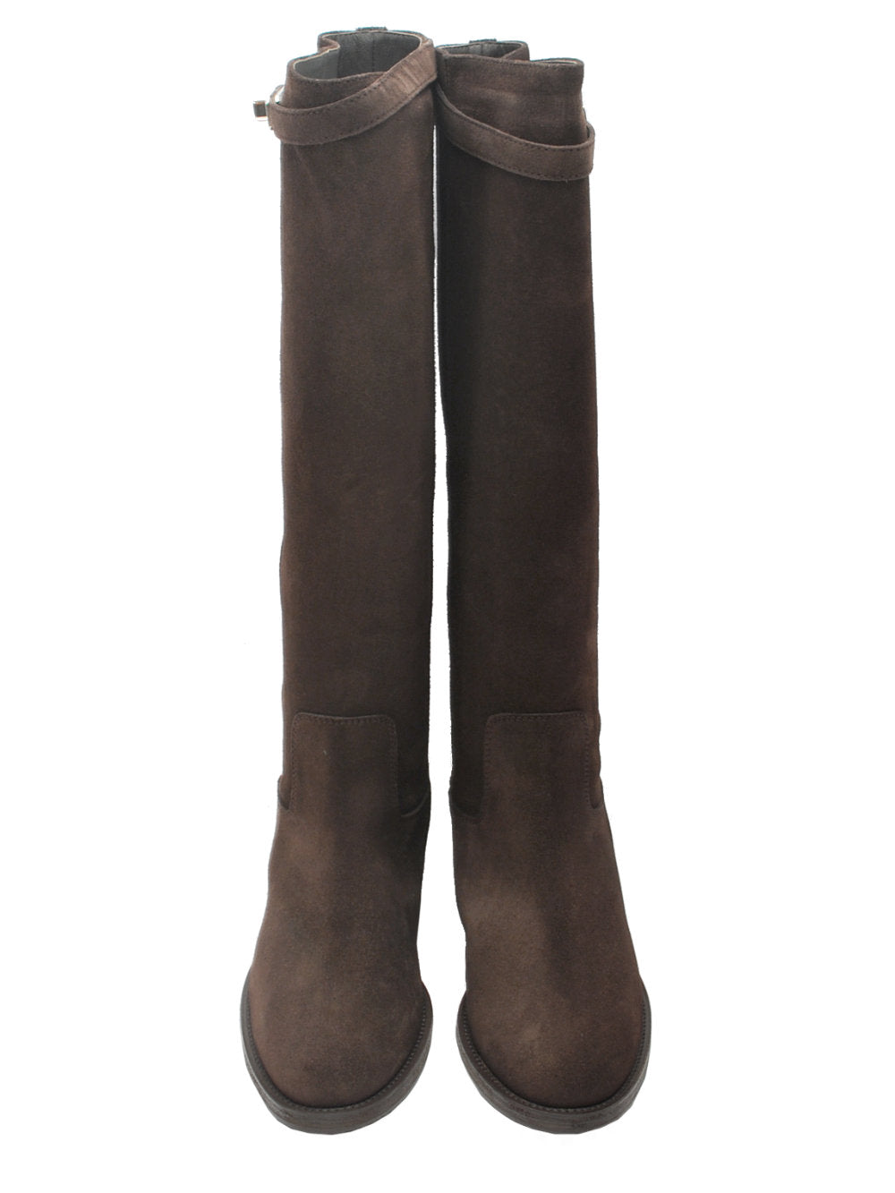 Stivale Donna Via Roma 15 - Velour Testa di Moro Art. 4671 Ai26